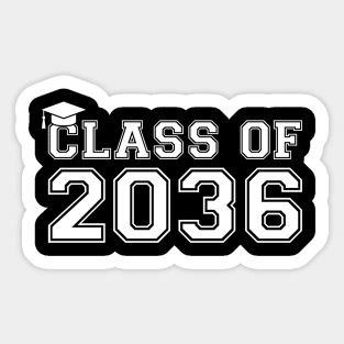 Class of 2036 Kindergarten Sticker